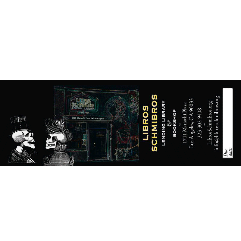 Libros Schmibros custom bookmarks - designed by Cynthia Rand-Thompson (R-TDesign.com)