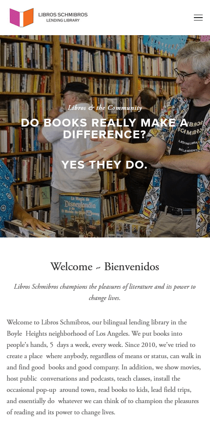 Libros Schmibros Lending Library